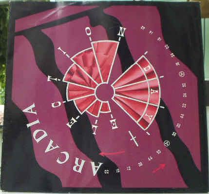 Vinyleticketomania Disques vinyles Vinyls Maxi 45 tours Arcadia Election Day - She's Moody and Grey, She's Mean and She's Restless Pochette recto 1985 New Rose Tubes annes 80