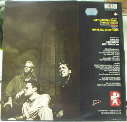 Vinyleticketomania Prix estimations Disques vinyles Vinyls Maxi 45 tours Bronski Beat Hit That Perfect Beat Pochette verso 1985 Barclay Remix Dub Tubes New Wave années 80