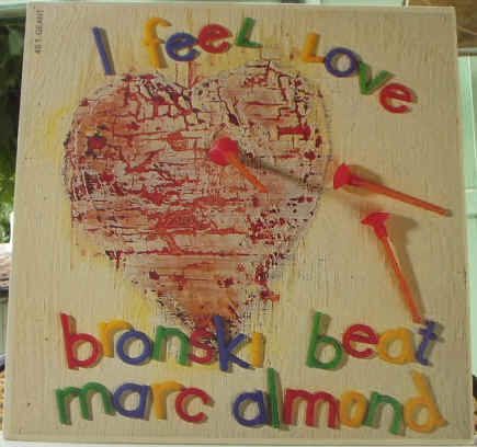 Vinyleticketomania Prix estimations Disques vinyles Vinyls Maxi 45 tours Bronski Beat I Feel Love Pochette recto 1985 Barclay Remix Dub Tubes Musique New Wave annes 80